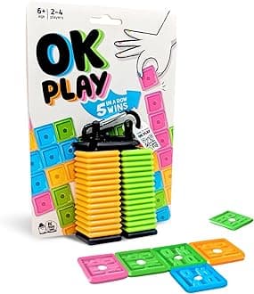 OK Play: Ultimate Travel Tile Game | Lean to Play in 10 Seconds | Waterproof & Indestructible | Perfect for Kids and Adults