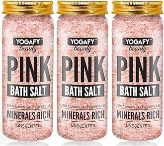 YOGAFY - Pink Bath Salt Crystal - Pack of 3