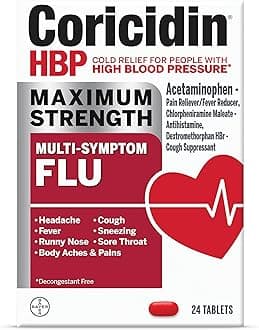 Decongestant-free Maximum Strength Multi-symptom Flu Tablets, 24 Count