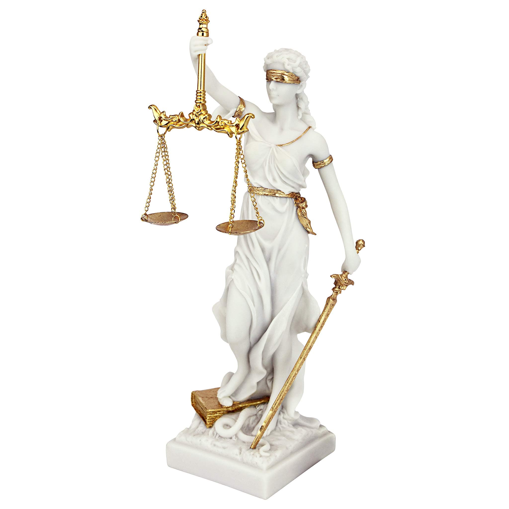 Themis, Blind Justice Bonded Marble Statue