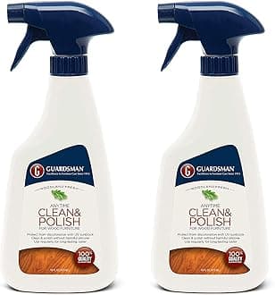 Clean & Polish For Wood Furniture - Woodland Fresh - 16 oz Spray - Silicone Free, UV Protection - 461100 Pack of 2