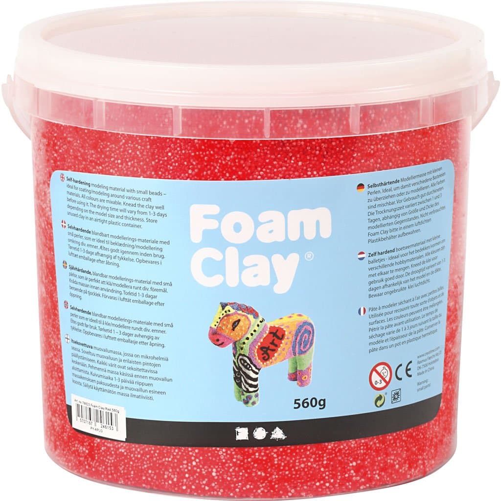 Foam Clay®, red, 560g
