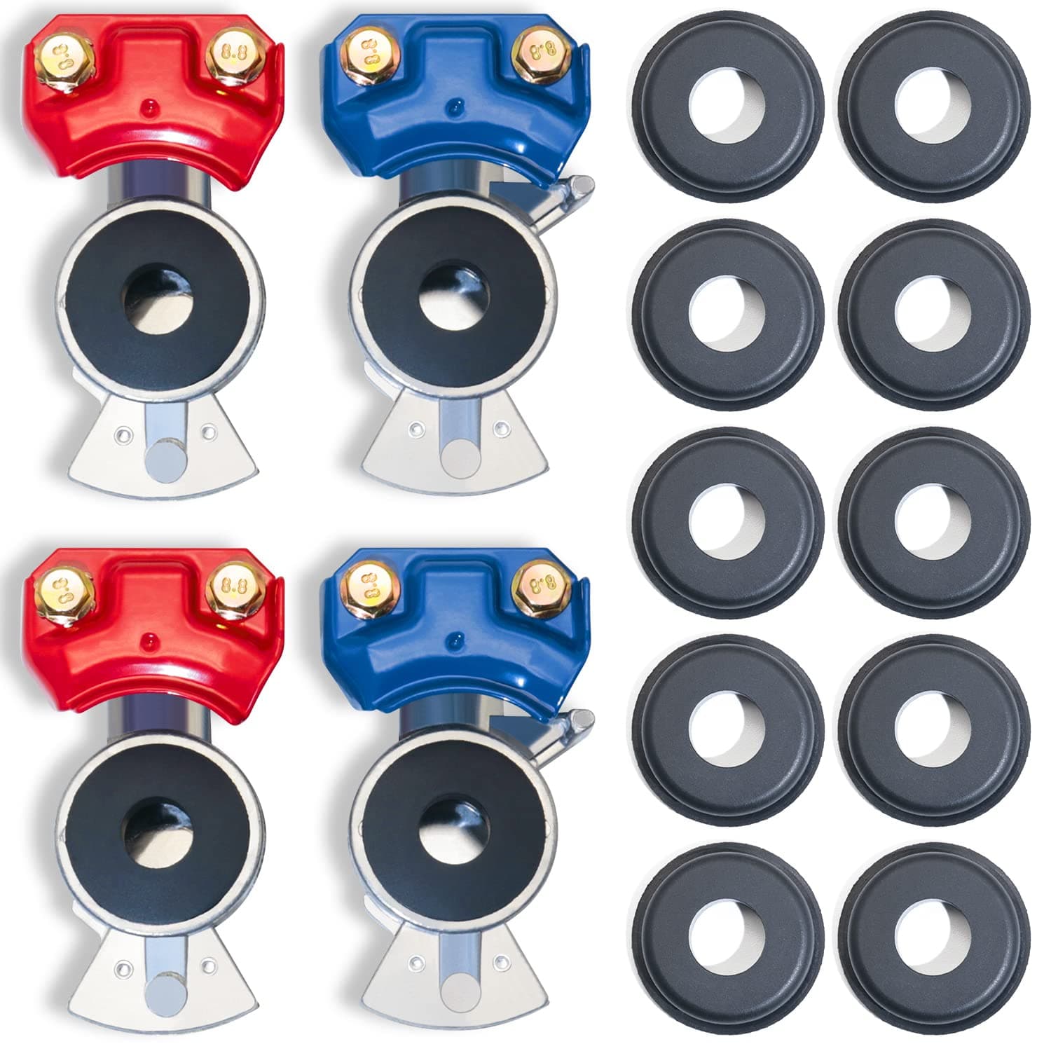 4pcs Glad hand with 10 seals