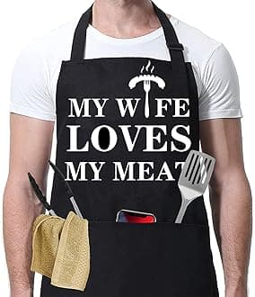 Novelty Funny Apron Men Women Chef Cooking Kitchen Bib BBQ Gifts Baking For Him