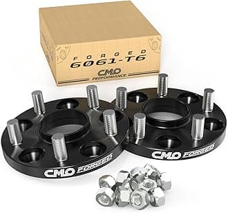 Customadeonly 5x108 Wheel Spacers 15mm Forged Hubcentric Black Compatible with Ford Fusion, Jaguar F-Type XF XJ XK XE S-Type X-Type, Lincoln LS MKZ MKC Continental Mark VIII (2pcs, 63.4mm, M12x1.5)