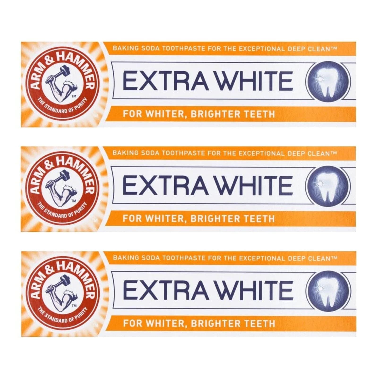 Arm & Hammer Extra White Toothpaste - Pack of 3