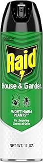 Raid House and Garden Insect Killer Spray, for Indoor & Outdoor Use, Won't Harm Plants, 11 oz