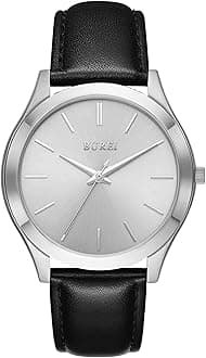 Fashion Quartz Watch for Men Watch Analogue Date Watch with Stainless Steel Strap Waterproof Classic Watches for Men