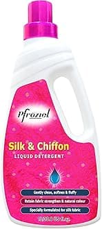 Pfroziel Silk and Chiffon Liquid Detergent,maintain shine & protect colour, No Harmful chemical, 1 Liter (1)