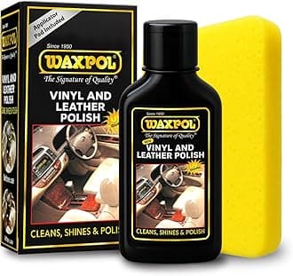 Vinyl & Leather High Shine Polish 125 ml for Car & Bike Seats, Dashboard & Leather Accessories