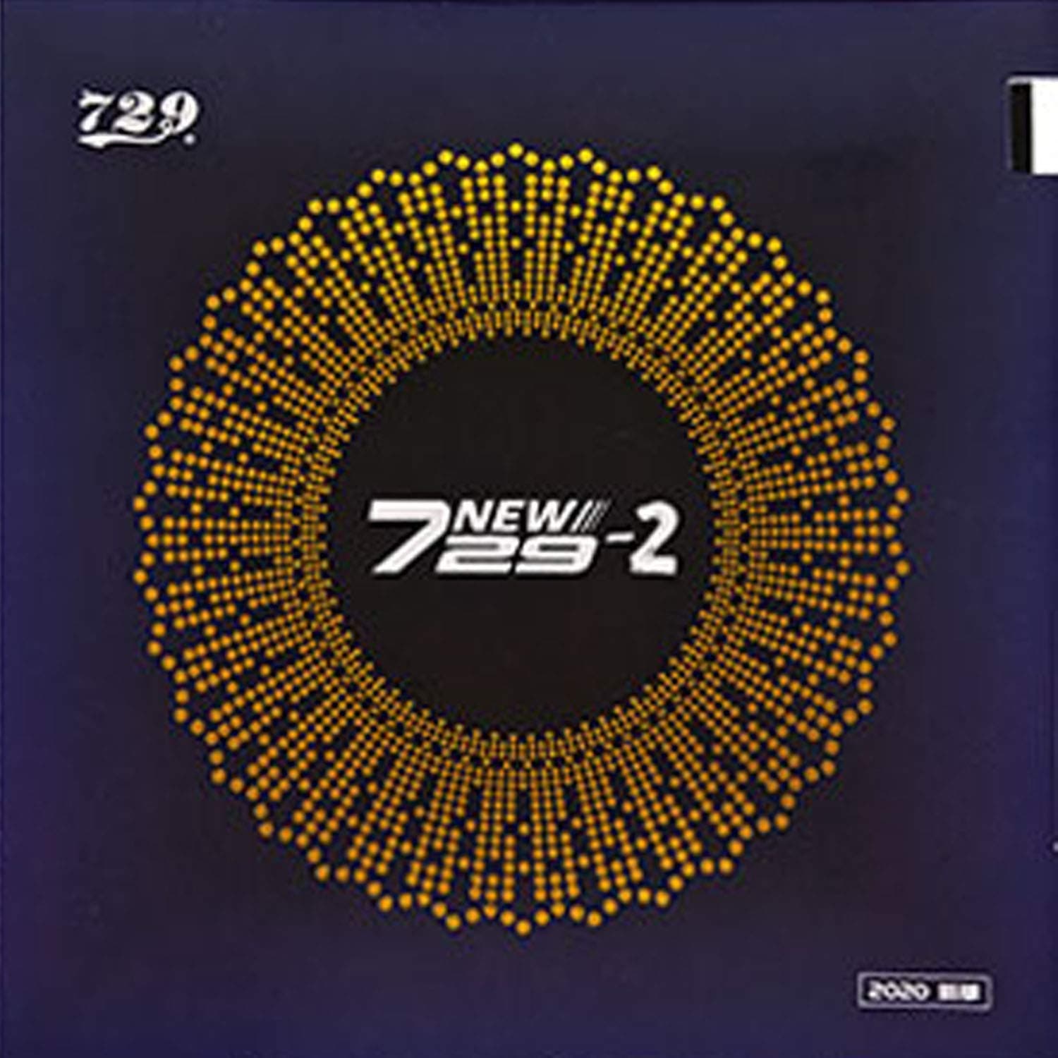 729 RITC Friendship 729-2 (Attack + Loop) Pips-in Table Tennis (Ping Pong) Rubber with Sponge (Black)