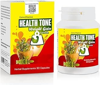 - Health Tone Extra Effective Natural Weight Gain Capsules For Men & Women, 1 count