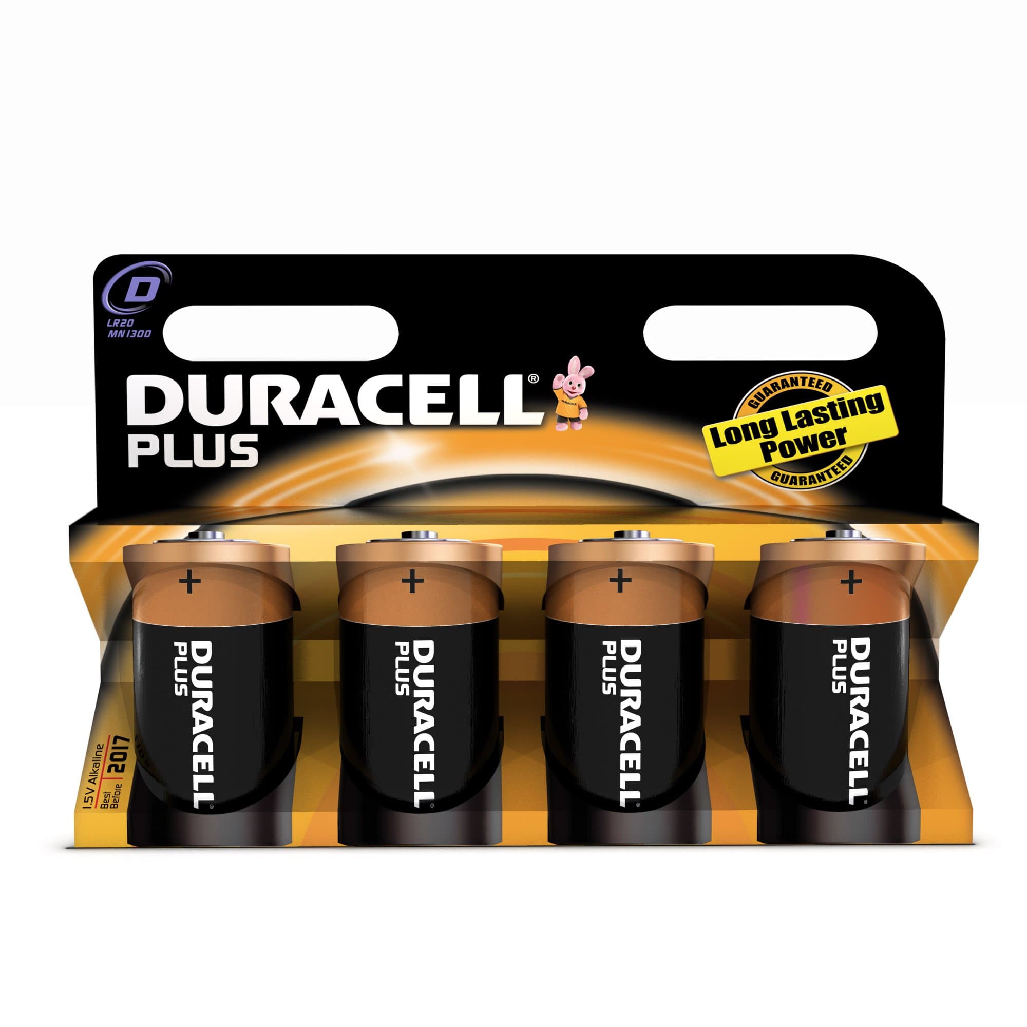 D Plus 4 pack Batteries