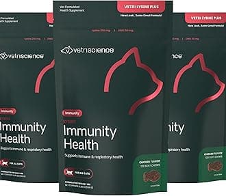 Laboratories - Vetri Lysine Plus, 120 Bite Sized Chews, 3 Pack