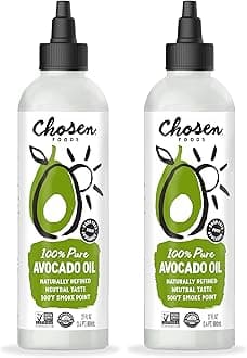 100% Pure Avocado Oil Squeeze Bottle 27oz 2-pack - For Drizzling, Sautéing, Roasting, Searing, & Baking-High Smoke Point Cooking Oil - Kosher, Keto Friendly - With Recipe eBook