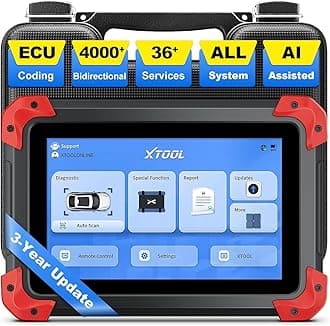 XTOOL D7 Car Diagnostic Tool with Bidirectional Control, Online/ECU Coding, All System, 36+ Resets, AI Assisted Diagnostic OBD2 Scanner with 64GB Latest Ver., 8 Pids Live Data, 3-Year Free Updates
