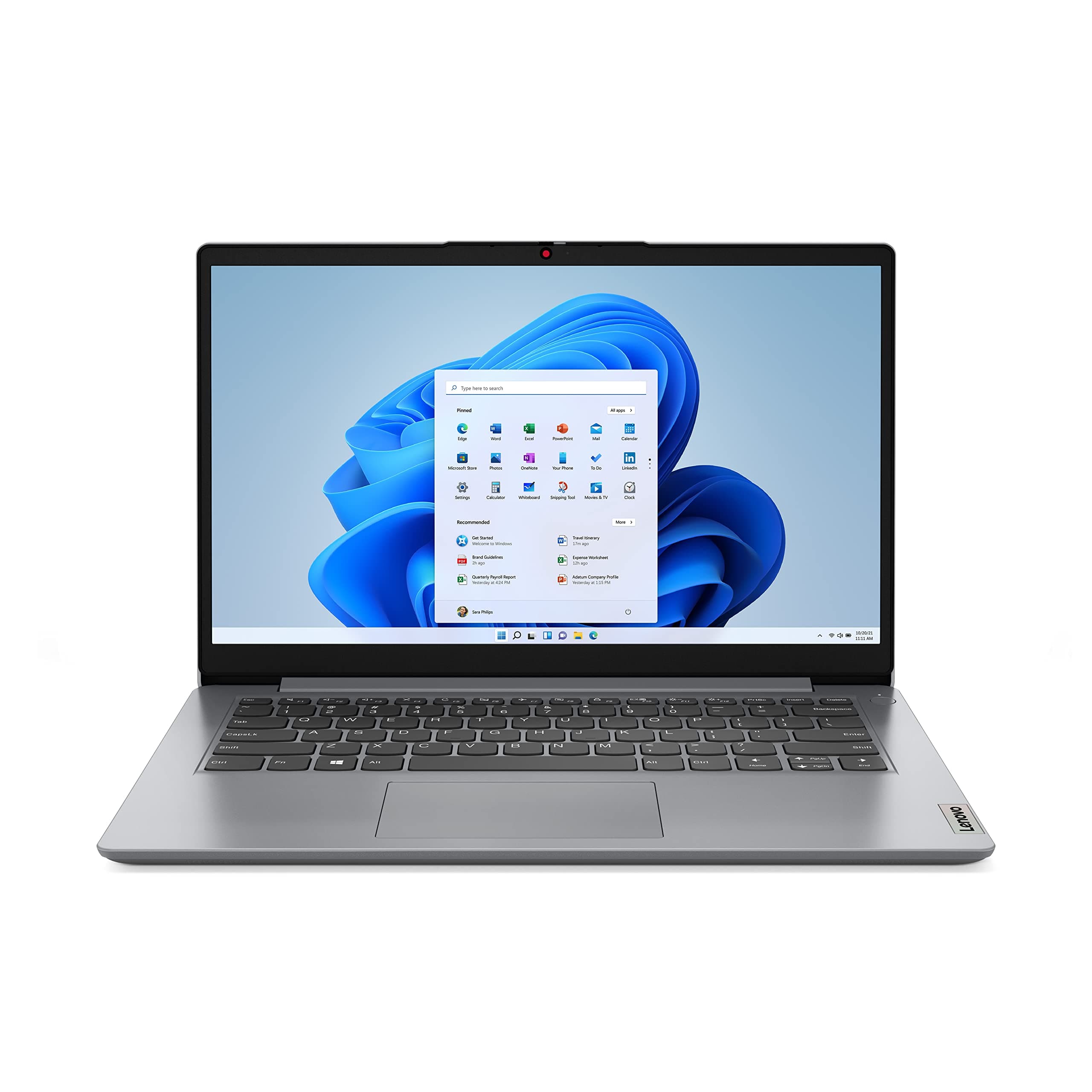 2022 - IdeaPad 1i - Browse Laptop Computer - Intel Core i3-14.0" HD Display - 4GB Memory - 128GB Storage - Windows 11 in S Mode