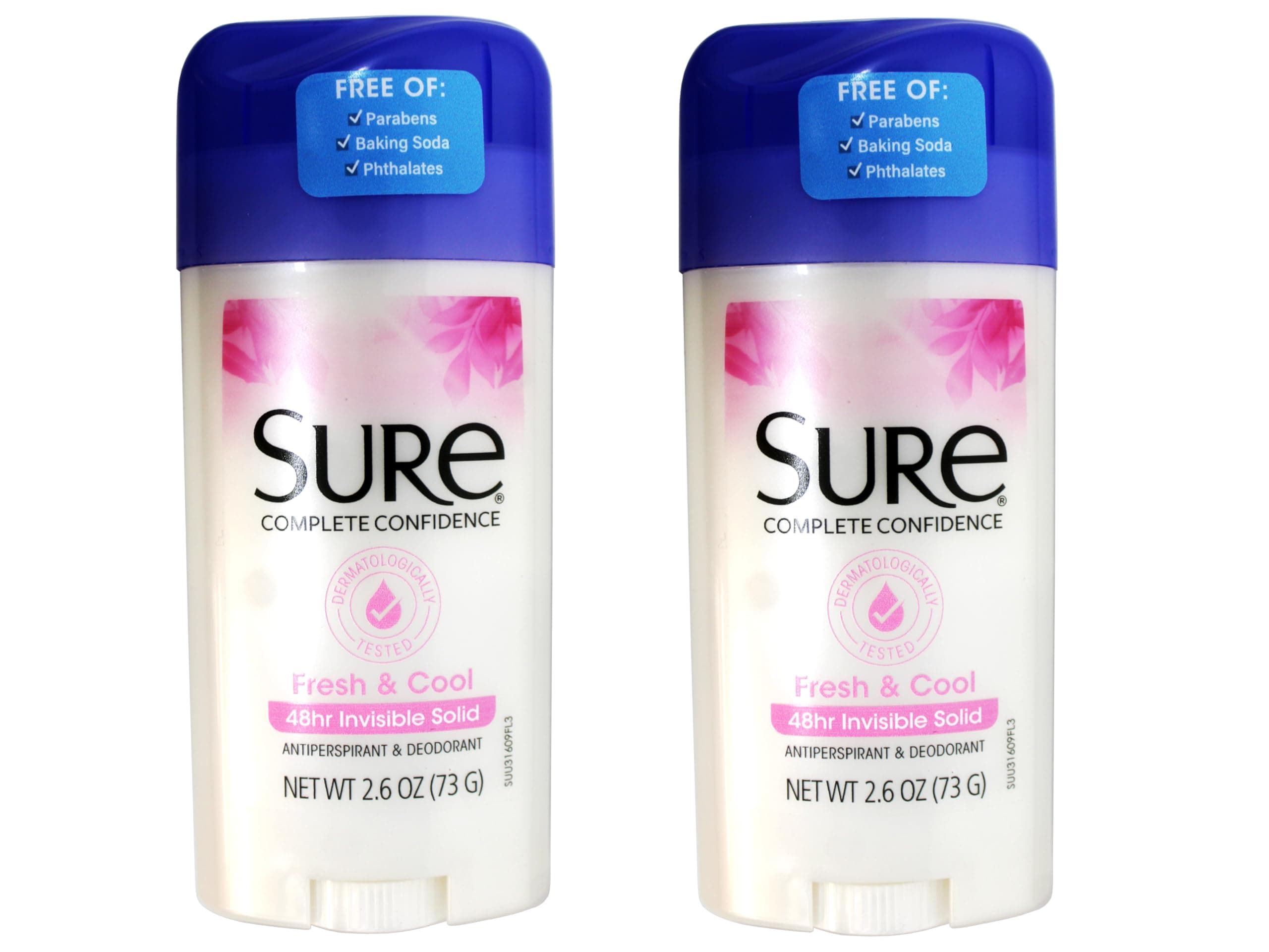 Anti-Perspirant & Deodorant Invisible Solid Fresh & Cool 2.60 oz (Pack of 2)