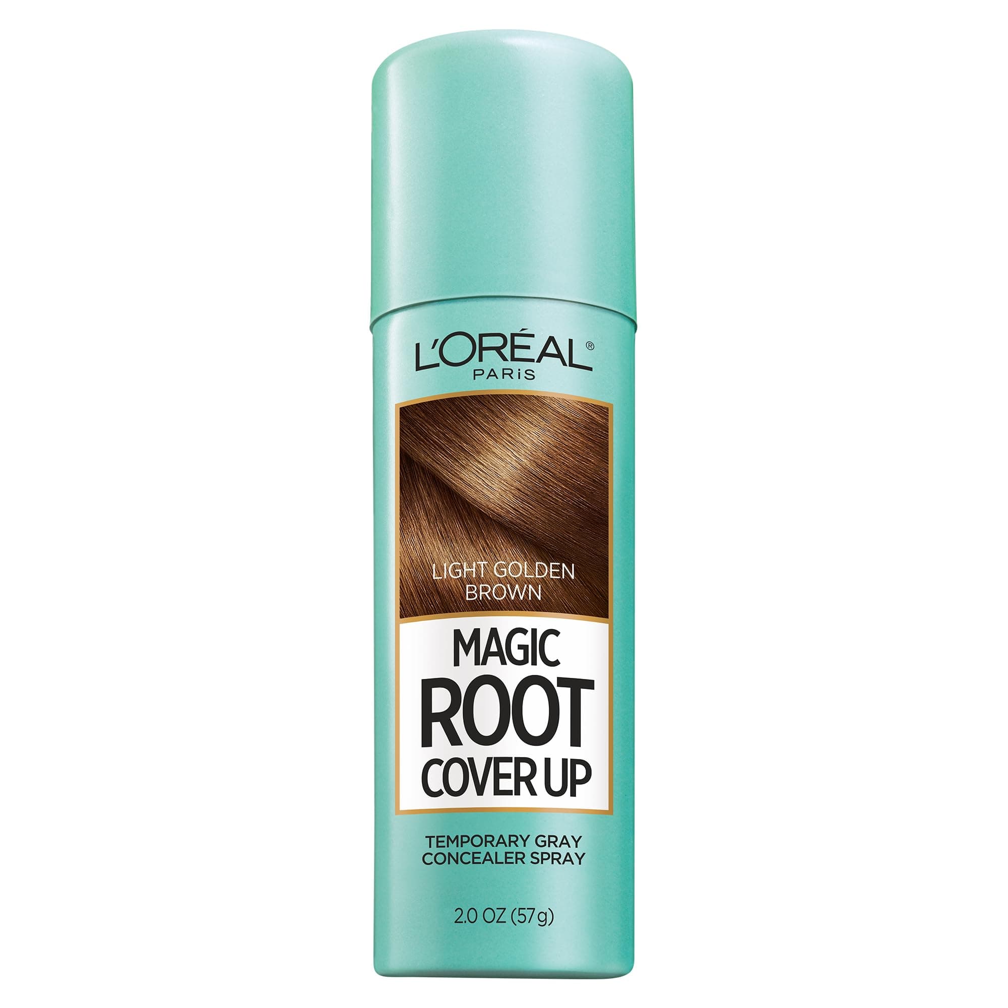 Magic Root Cover Up Gray Concealer Spray Light Golden Brown 2 oz.(Packaging May Vary)