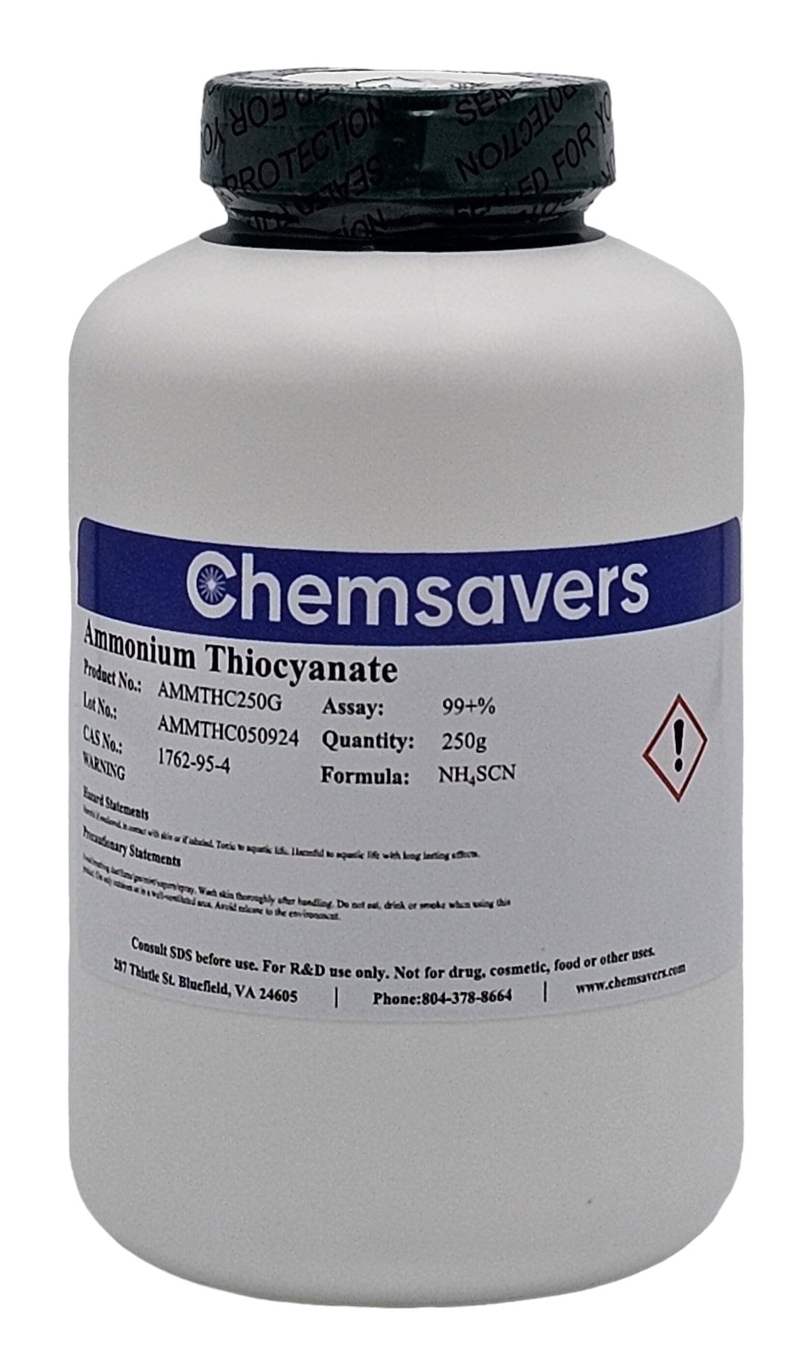 Ammonium Thiocyanate, 99+%, 250g