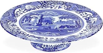 Spode Blue Italian Footed Cakestand
