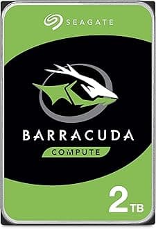 Seagate Store Barracuda Internal Hard Drive 2TB SATA 6Gb/s 256MB Cache 3.5-Inch - Frustration Free Packaging (ST2000DM008)