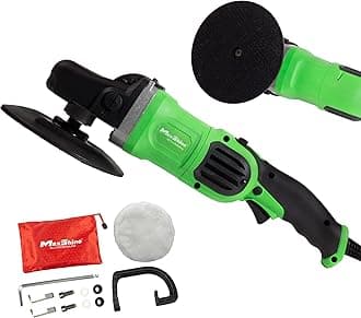 Maxshine 7" M1300 Pro Rotary Polisher - 1300W, 6-Speed, 5/8” Thread - Auto Detailing Tool for Paint Protection, Swirl & Scratch Repair, Buffing, Glossy Shine - Ideal for Cars, Trucks, SUVs