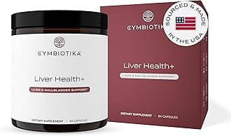 CYMBIOTIKA Liver Supplement with Vitamins & Herbs for Liver Support, Health, Cleanse and Repair, Helps Metabolism and Digestion, Gluten Free, Vegan, Plant Based, and Non GMO, 84 Capsules, 28 Servings