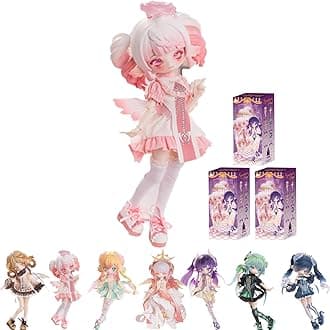 1/12 BJD Dolls Blind Box,Kawaii BJD Dolls Symphony Poetry Girl Series 1/12 Ball Jointed Doll Collectable Action Figure Posable Dress Up Doll for Girls Birthday Gift