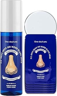 One-day's you P.Z. SSOC SSOC Sebum No More Blackhead Nose Pack (2.7 fl oz) + Hypoallergenic Pore Strips Nose Mask Blackhead Remover | Clogged Pore Tightening Korean Skin Care (0.07 oz, 5 EA)