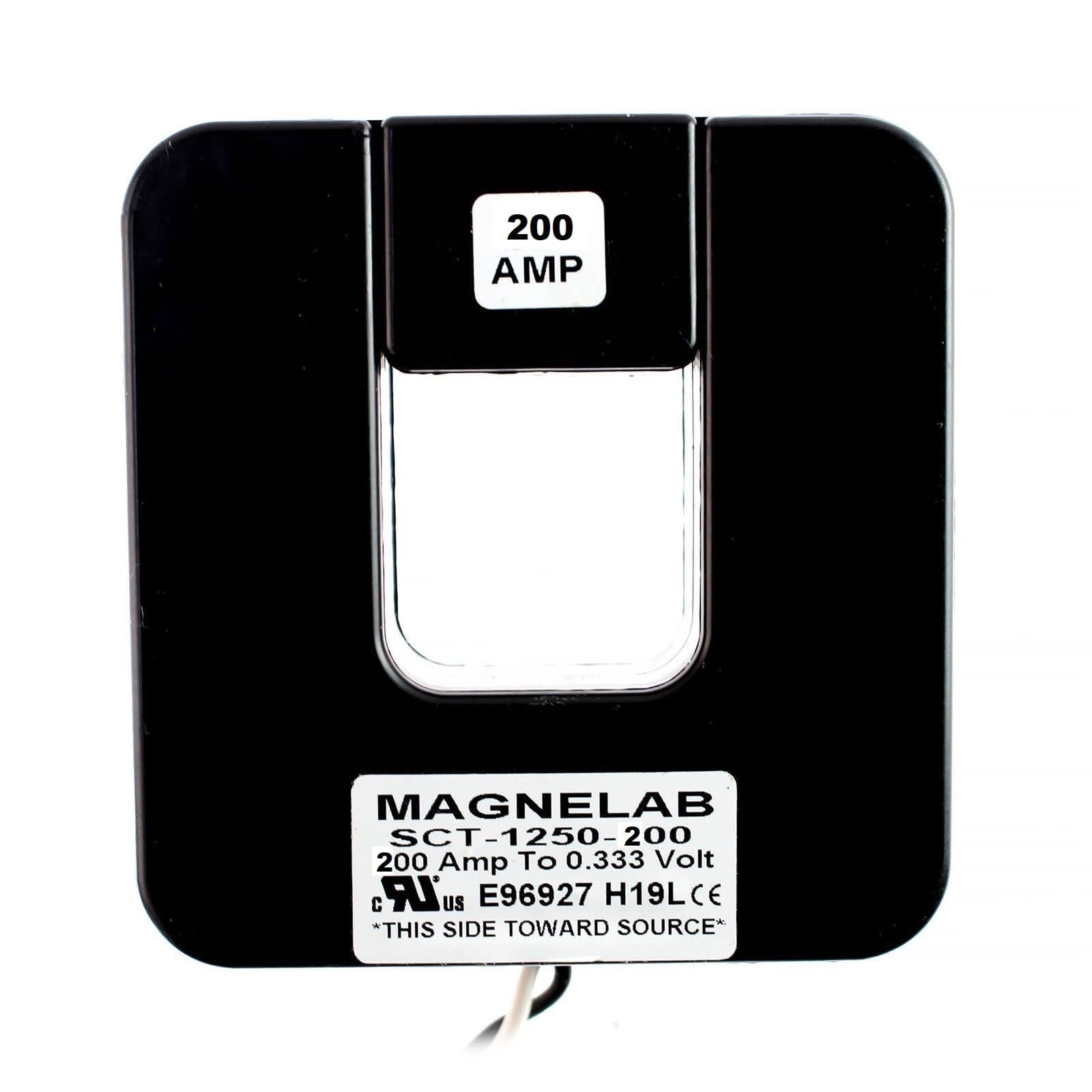 Magnelab SCT-1250-200 Split Core Current Transformer (CT) 1.25" Id 0.333v Secondary (Output) 200 Amp Primary (Input)