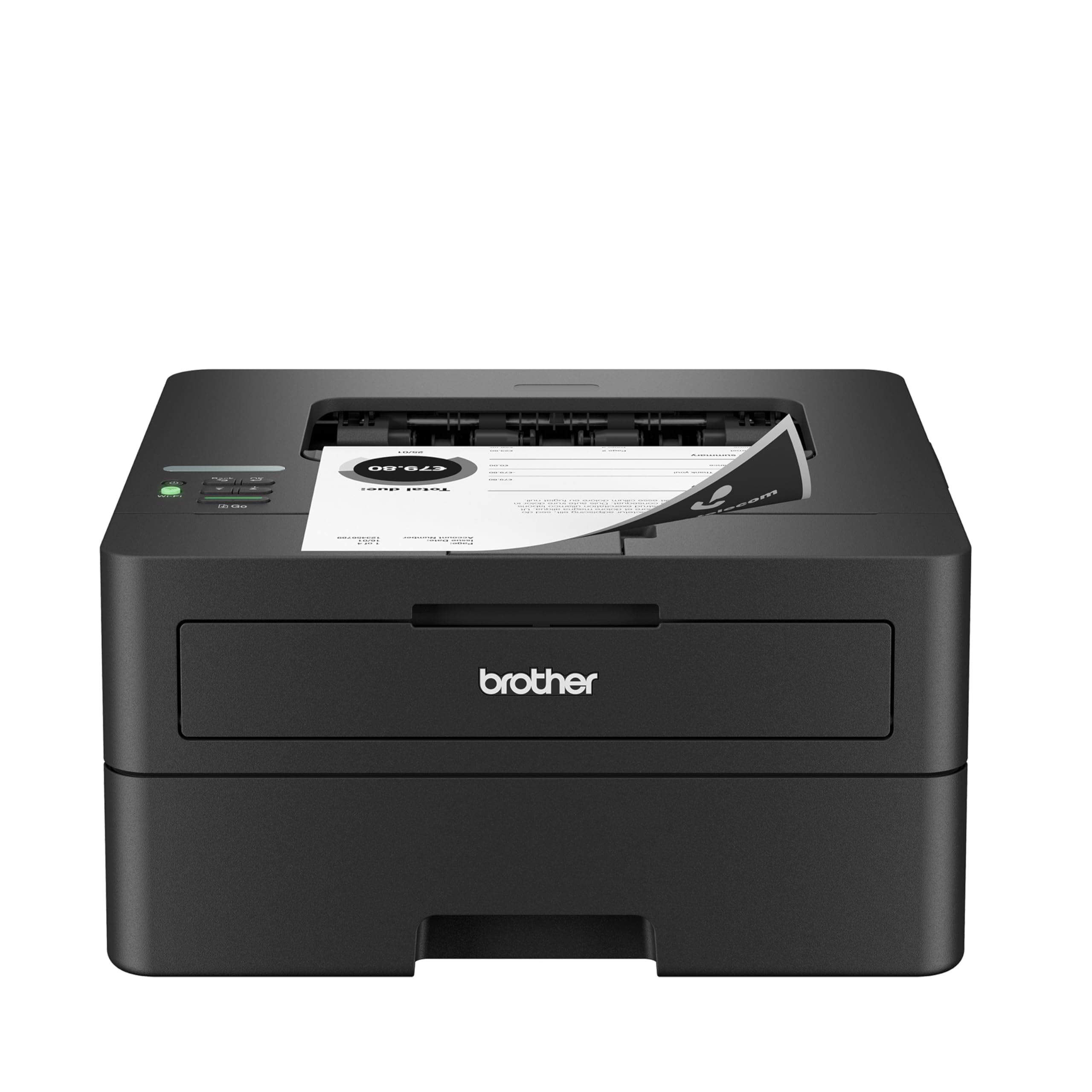 HL-L2460DW Wireless Compact Monochrome Laser Printer with Duplex, Mobile Printing, Black & White Output | Includes Refresh Subscription Trial(1), Works with Alexa