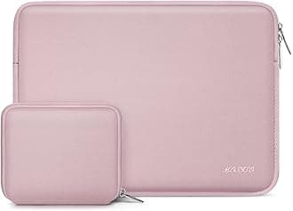 Laptop Case 13 inch, 13 inch Laptop Sleeve Bag Compatible with MacBook Air M5 M4 M3 M2 M1 2026-2018 / Neo/Pro M2 M1 2026-2016, Neoprene Computer Sleeve Bag with Small Case, Baby Pink