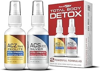 Results RNA – Total Body Detox Extra Strength System – ACS 200 Silver & ACZ Nano Zeolite are Clinically Proven to Detoxify & Boost Immunity. Recommended by Doctors Worldwide ( 2 oz - 30 day)