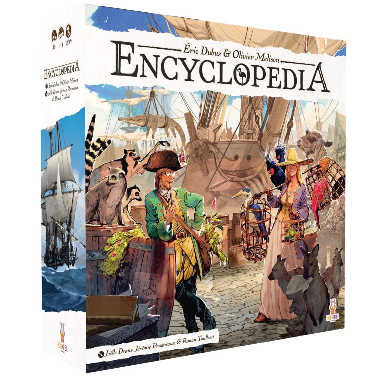 Encyclopedia | Strategy Board Game | Dice and Worker Placement | 1 to 4 Players | 25+ Minutes | Ages 14+