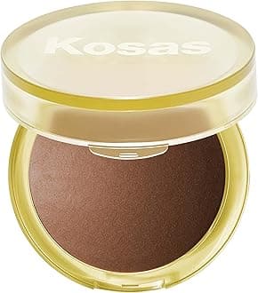 Sun Show Glowy Warmth Baked Bronzer - Contouring Powder for Cheekbones, Nose & Jawline - Enriched with Concentrated Fatty Acids - Talc-Free, Vegan & Hypoallergenic - Paradise