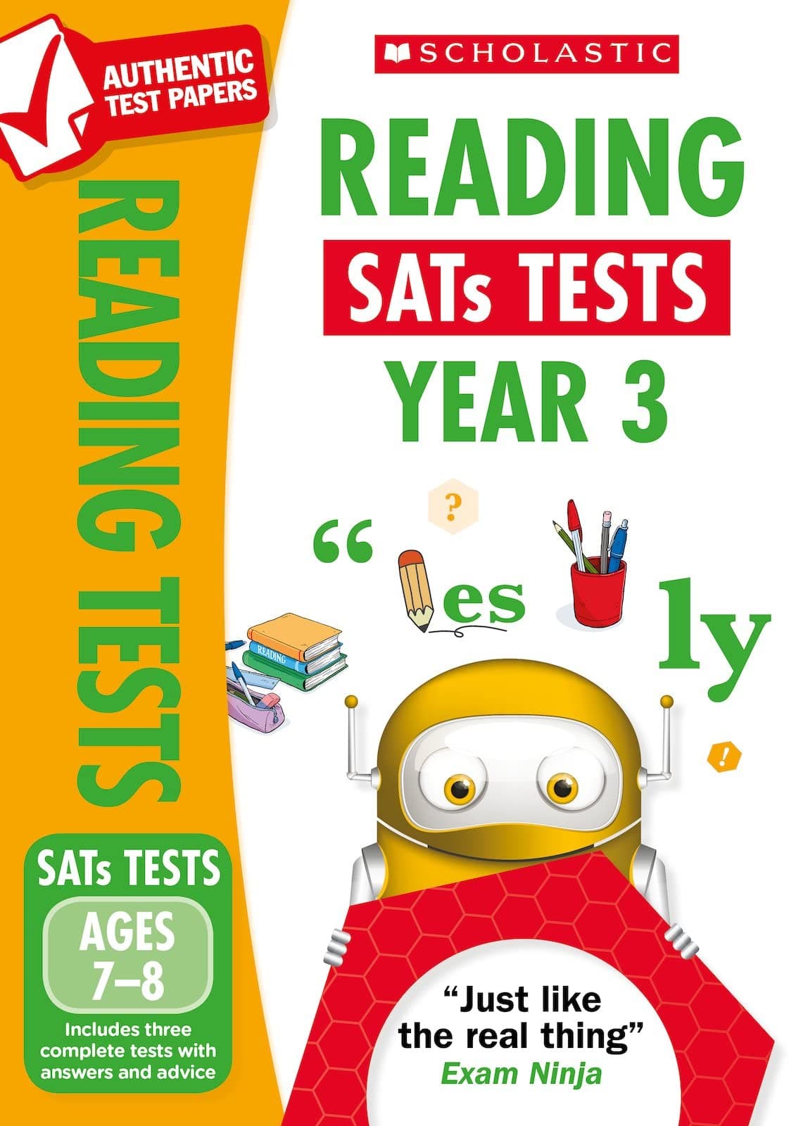 Reading Practice Tests for Ages 7-8 (Year 3) Includes three complete test papers plus answers and mark scheme (National Curriculum SATs Tests): 1 (National Test Papers)