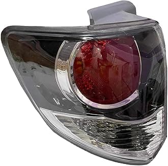 K D Taillight/Back light for Toyota Fortuner Old Model (Left/Passenger Side) BLACK 2012-2016