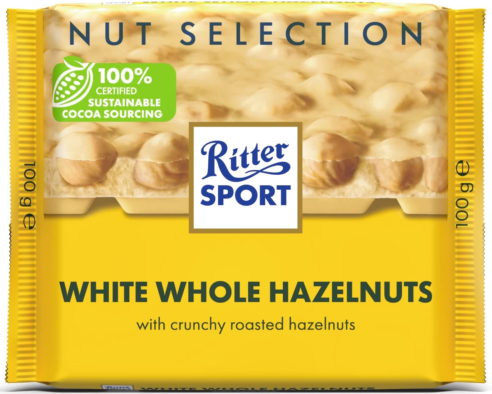 White Chocolate 100g - Whole Hazelnuts