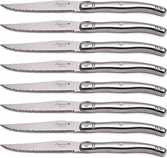 Laguiole Laguiole Steak Knife 8 Set, Stainless Steel,8 Pieces Stainless Steel.