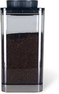 Everlock Turn&Lock Airtight Food Storage Containers For Fresh and Odor-Free Pantry Organization Or Kitchen Counter Perfect for Ground Coffee, Flour, Brown Sugar, Cereal, Herbs and More