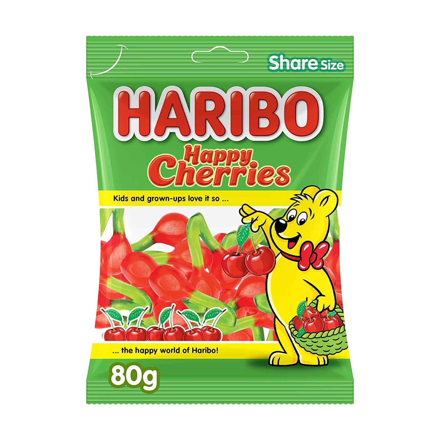 Haribo Happy Cherries, 80 Gm