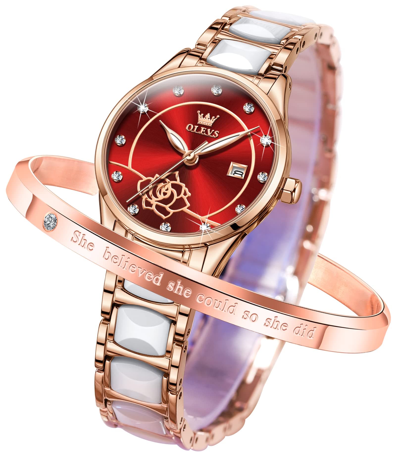 OLEVSOLEVS Quartz Waterproof Luminous Watch