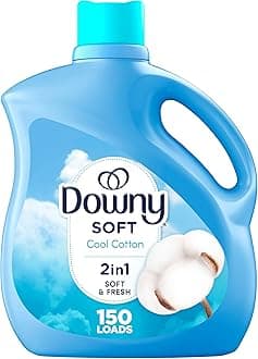 Downy Ultra Cool Cotton Liquid Fabric Conditioner (Fabric Softener), 150 Loads 111 fl oz