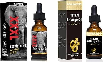 CRAZYLIFE Enlarge Oil, TONISABERY Enlargement Oil for Men BLSEX Enlarger TONISABERY Oil (F396-TITAN-GOLD)