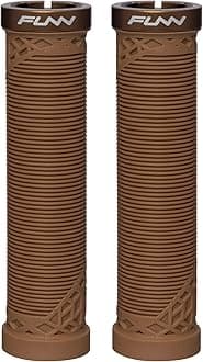 Funn ヒルト (Hilt) 自転車 ハンドルグリップ - 片側ロックオンクランプ付き バイク グリップ - マウンテンバイク 、 クロスバイク 、 BMX 自転車 に適用、滑り止めゴム製、 超軽量、快適性