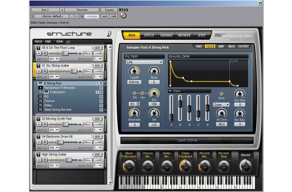 Structure LE Sampler Virtual Instrument