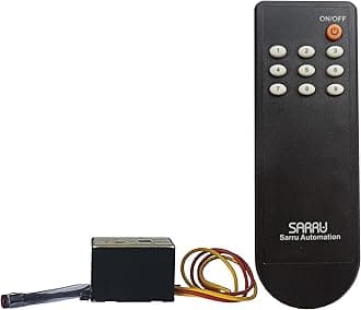 Sarru eTFR 9-Speed Digital Normal Ceiling Fan Remote Regulator which Fit into Fan Plastic Cup, Suitable with Only Pure Sine Wave Inverter, 4.2 cm x 2.8 cm x 3.0 cm, Black