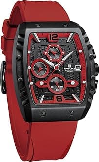 Men's Quartz Watch with Automatic Date and Week Indication - Analogue Wrist Watch