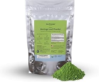 Zen Principle 1 lb. Premium Organic Moringa Oleifera Leaf Powder. USDA Certified Organic.